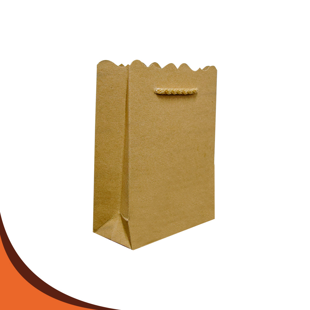 BOLSA KRAFT JOYERIA 14X10.5X5. PQT. 100 PZS