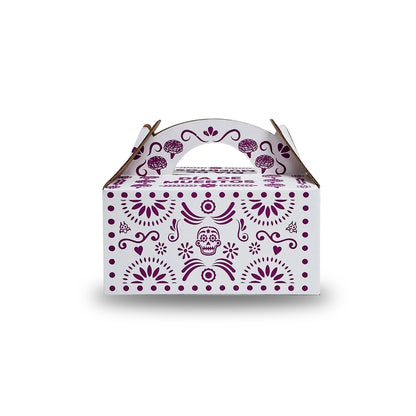 Caja Lonchera Día de Muertos Magenta para Alimentos | ALIM-074-B/K HAL