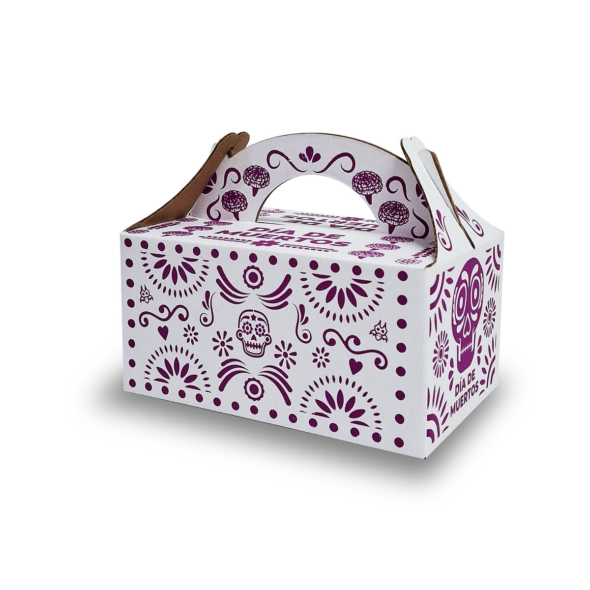 Caja Lonchera Día de Muertos Magenta para Alimentos | ALIM-074-B/K HAL