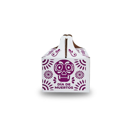 Caja Lonchera Día de Muertos Magenta para Alimentos | ALIM-074-B/K HAL