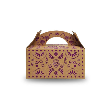 Caja Lonchera Kraft Día de Muertos Magenta para Alimentos | ALIM 074 K/K
