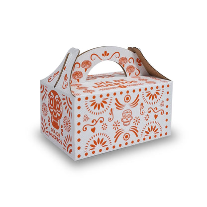 Caja Lonchera Día de Muertos Naranja para Alimentos | ALIM 074-B/K
