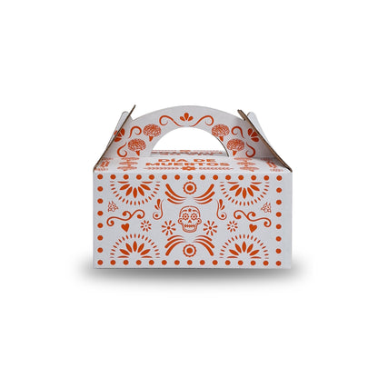 Caja Lonchera Día de Muertos Naranja para Alimentos | ALIM 074-B/K