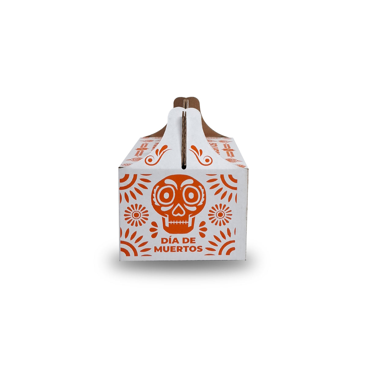Caja Lonchera Día de Muertos Naranja para Alimentos | ALIM 074-B/K